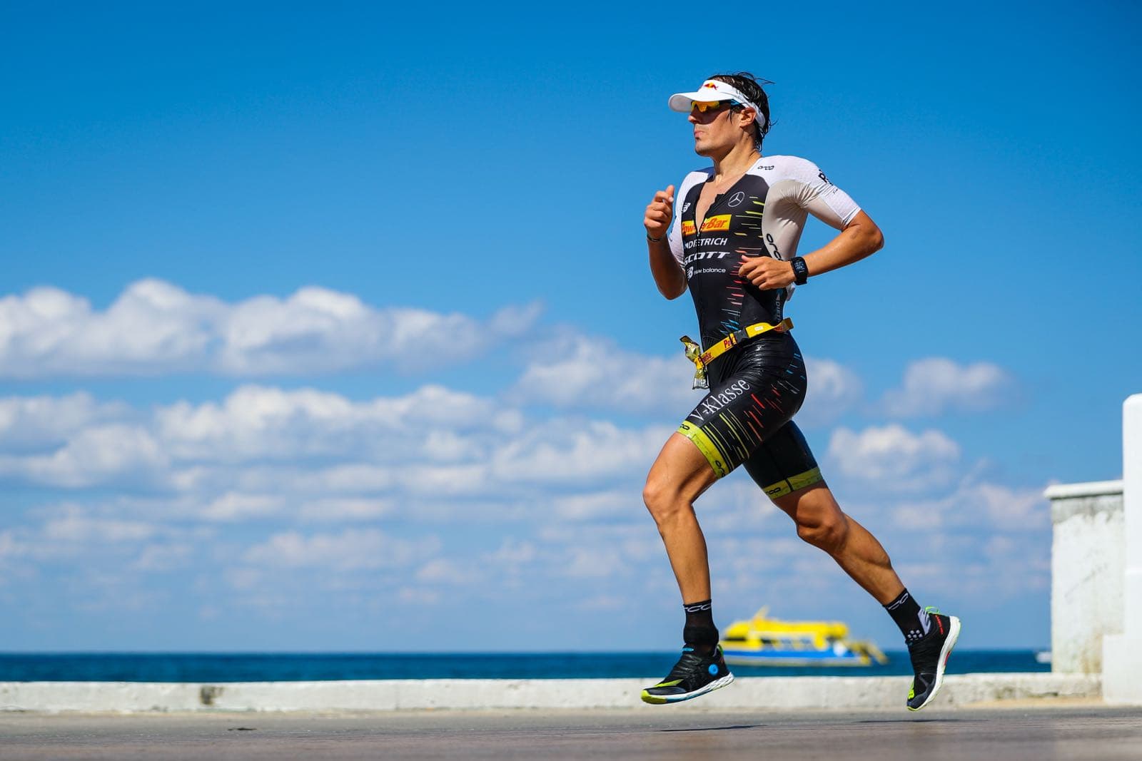 Triathletes on the IRONMAN Cozumel course