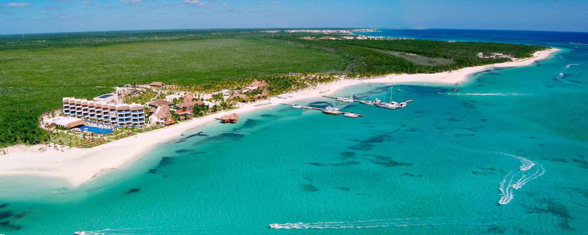 Playa Maroma beach in the Riviera Maya