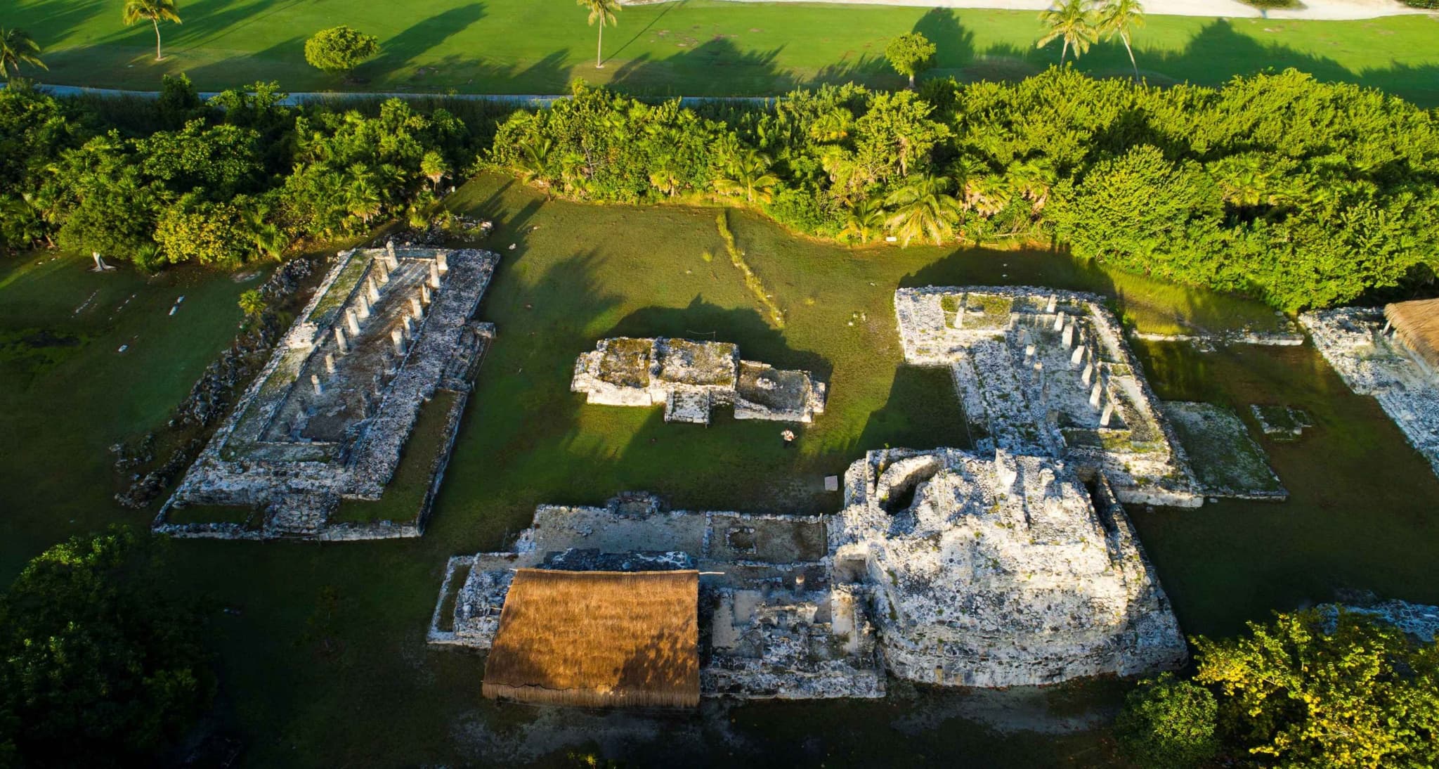 Remains of the El Rey archaeological site in Cancun