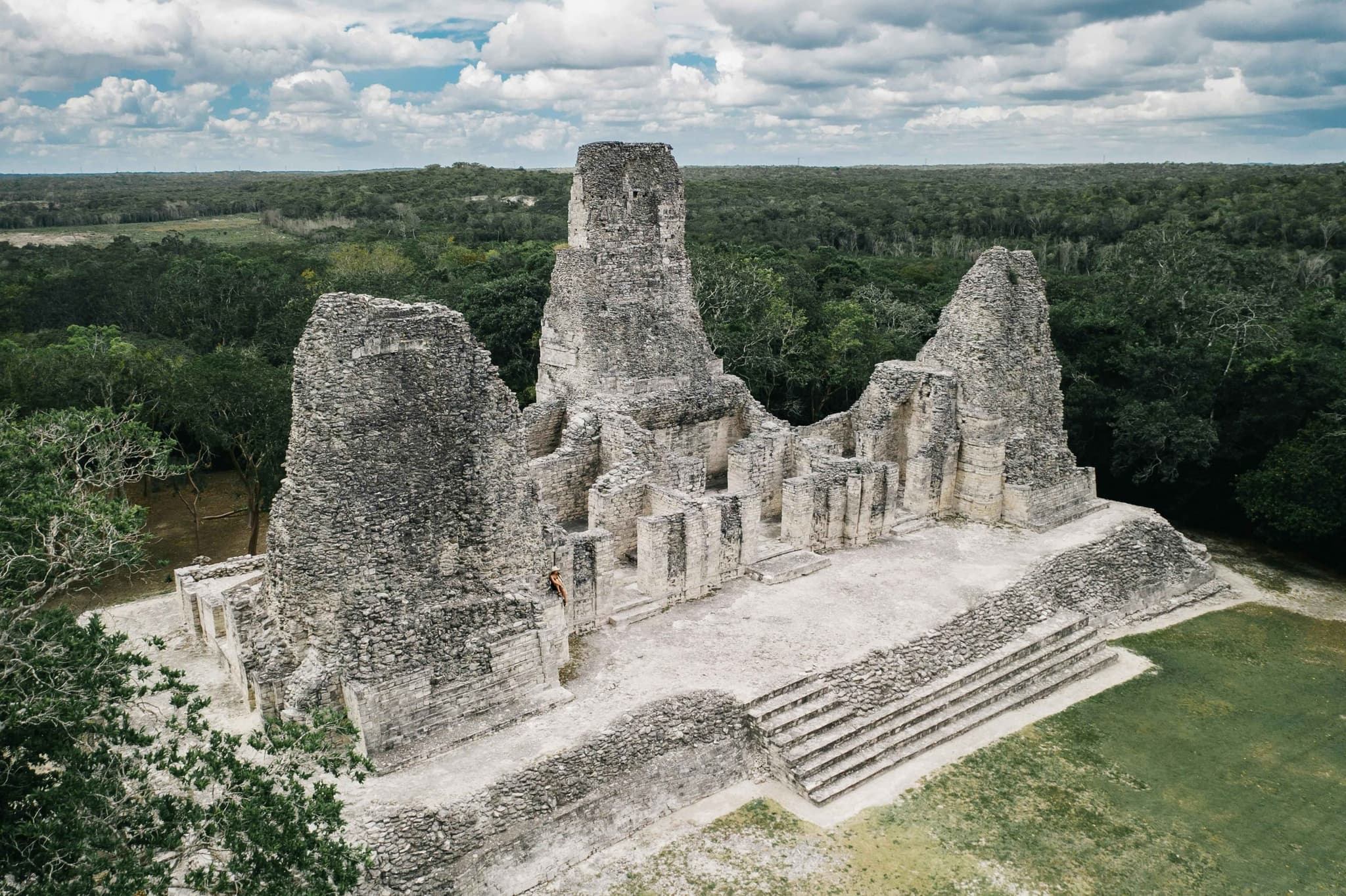 Structures at the Dzibanche archaeological site
